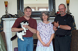 Ken, Rodger, and Candy Group Photo
